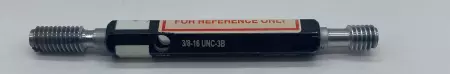 Unbranded 3/8-16 UNC-3B AS-IS Thread Plug Gage Go PD .3344, Hi PD .3387 