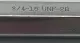 Master Gage 3/4-16 UNF-2B AS-IS Thread Plug Gage, Go PD .7094, NotGo PD .7159 