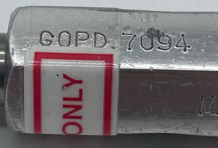 Master Gage 3/4-16 UNF-2B AS-IS Thread Plug Gage, Go PD .7094, NotGo PD .7159 