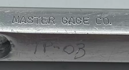 Master Gage 3/4-16 UNF-2B AS-IS Thread Plug Gage, Go PD .7094, NotGo PD .7159 