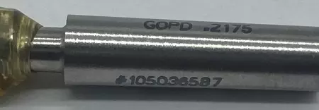 Regal Cutting Tools 1/4-20 UNC Go PD 0.2175 Thread Plug Gage 