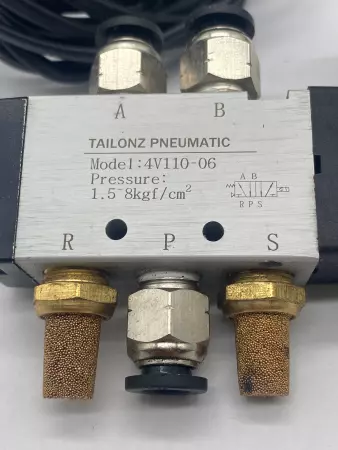 Tailonz Pneumatic 4V110-06 Solenoid Valve 24V Single Coil, 1/8