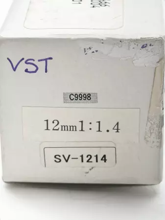 VST SV-1214 Lens 12MM 1:1.4 