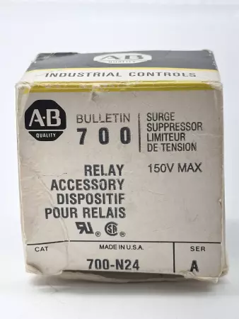 Allen-Bradley 700-N24 SER.A Surge Supressor  6-150VAC/DC 