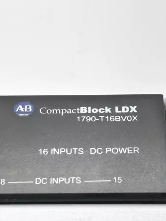 ALLEN BRADLEY 1790-T16BV0X SER. A DEVICENET EXPANSION COMPACTBLOCK LDX I/O 24VDC