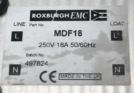 Roxburgh MDF18 Line Filter 