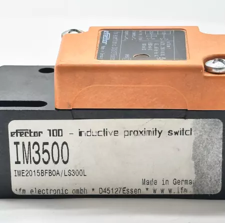 EFECTOR/IFM IME2015BFBOA/LS300L PROXIMITY SWITCH TESTED IM3500 RANGE 15MM 