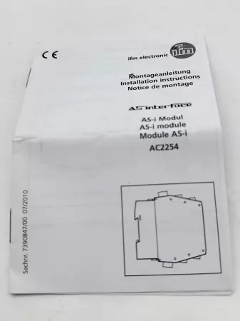 IFM ELECTRONICS AC2254 BUS SYSTEM AS-INTERFACE, SMART L25 4DI C 