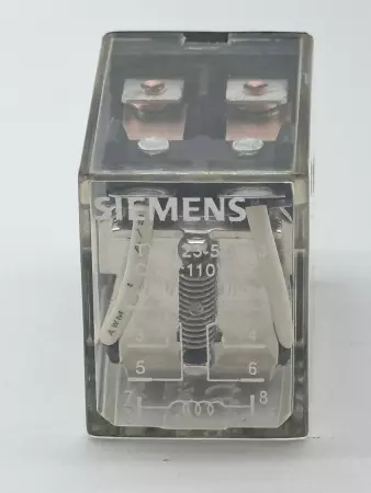 Siemens 3TX7123-5DF03 Plug-In Relay 15Amp 110VDC 