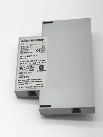 Allen-Bradley 100-SB10 SER. B Contact Block 