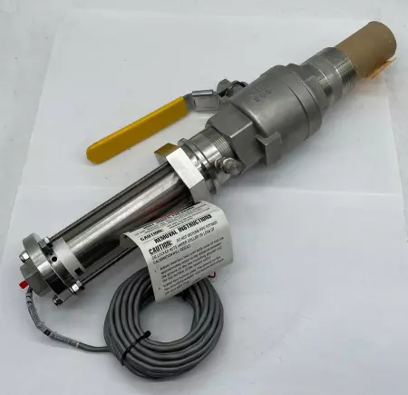 Veris BGR-8220SS0005-1211 Flow Meter W/Merit Ball Valve 3