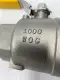 Veris BGR-8220SS0005-1211 Flow Meter W/Merit Ball Valve 3