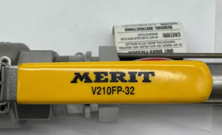 Veris BGR-8220SS0005-1211 Flow Meter W/Merit Ball Valve 3