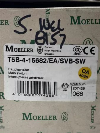 NEW Moeller T5B-4-15682 Cam Switch with Lockable Handle 