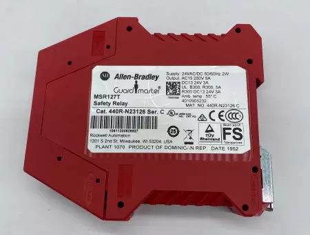 Allen-Bradley 440R-N23126 SER.C Safety Relay MSR127T 