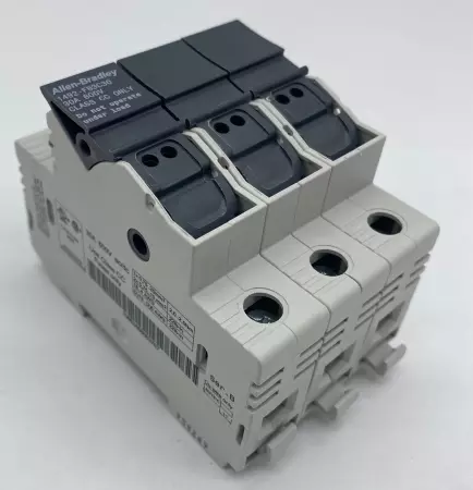 Allen-Bradley 1492-FB3C30 SER.B Fuse Holder 3-Pole 30A 600V Class CC Only 