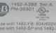 Allen-Bradley 1492-A3B8 SER.A Busbar 80Amp, 1M 