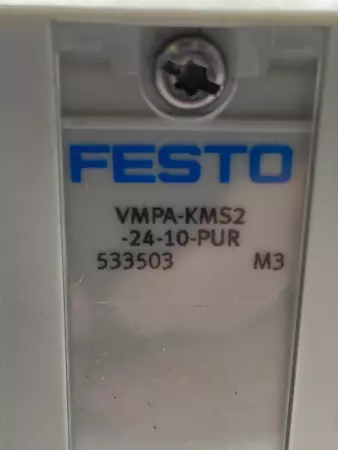 Festo VMPA-KMS2-24-10-PUR Solenoid Valve Block Assembly 