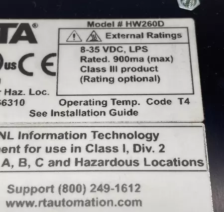 RTA 460ETCTCP-S231 HW260D Modbus RTU Slave Gateway Module 