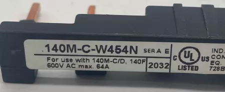 Allen-Bradley 140M-C-W454N SER.E Bus Bar 600VAC 64Amp 