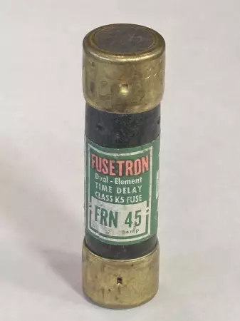 Bussmann FRN 45 Fusetron Time Delay Fuse, Class K5 250VAC 45Amp 