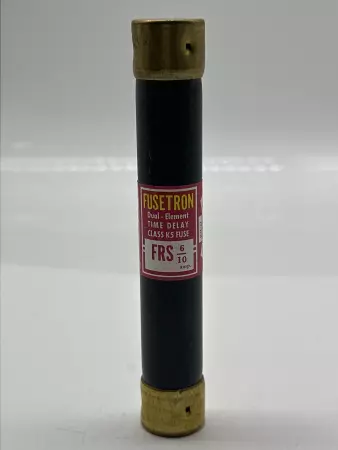 Bussmann FRS 6/10 Fusetron Time Delay Fuse, Class K5, 600V 6/10Amp 