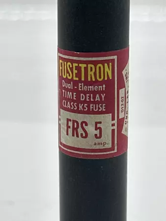 Bussmann FRS 5 Fusetron Time Delay Fuse, Class K5, 600V 5Amp 