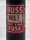 Bussmann NOS-7 Fusetron Time Delay Fuse, 600V 7Amp 