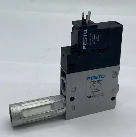 Festo CPE18-M1H-30L-1/4 Solenoid Valve W/MSEB-3-24VDC Coil 