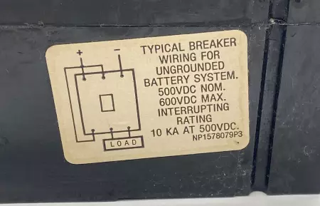 General Electric TED136070 Circuit Breaker 600VAC 70Amp 