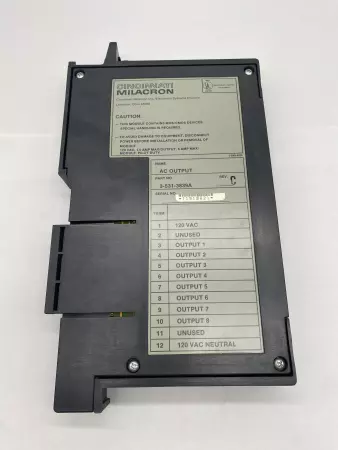 Cincinnati Milacron 3-531-3839A REV.C AC Output Module 120VAC 1.5Amp 