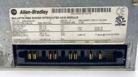 Allen-Bradley 2094-AC05-M01 SER.A Integrated Axis Module, 3kW (Parts Only) 