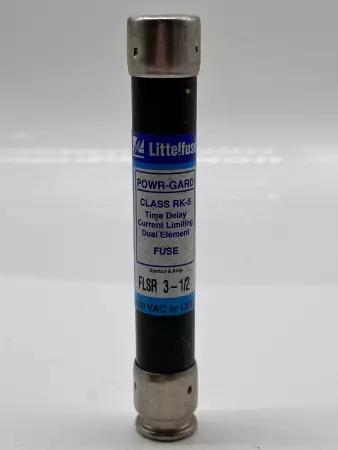 Littelfuse FLSR 3-1/2 Powr-Gard Time Delay Fuse, 600VAC 3.5Amp, Class RK5 