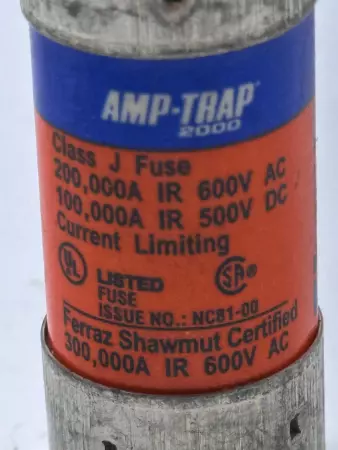 Ferraz Shawmut AJT20 Amp-Trap 2000Fuse, 600V 20Amp, Class J 