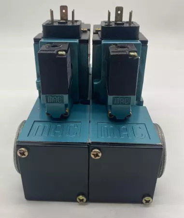 MAC 82A-AB-000-TM-DDFJ-1DA Double Solenoid Valve Assy W/Manifold Block 