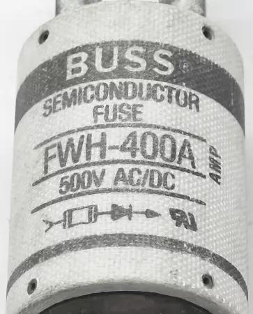 Bussmann FWH-400A Semiconductor Fuse 500VAC/DC 400Amp 