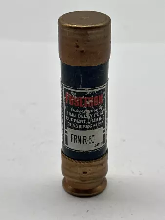 Bussmann FRN-R-50 Fusetron Time Delay Fuse, Class RK5, 250V 50Amp 