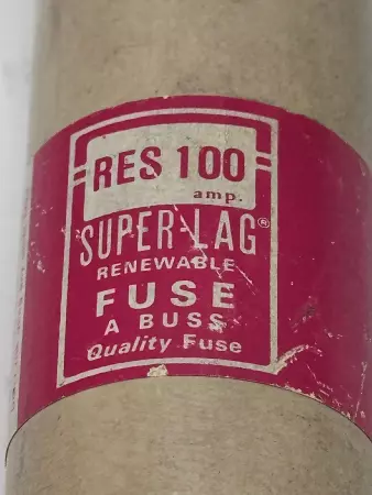 Bussmann RES 100 Super-Lag Renewable Fuse, 600V 100Amp 