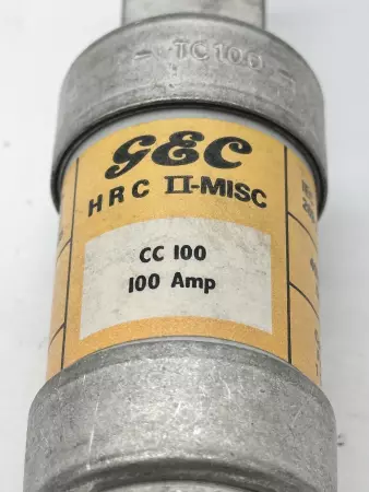 GEC CC 100 Time Delay Fuse, 660V 100Amp 