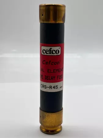 Cefco CRS-R45 Time Delay Fuse, 600VAC 45Amp, Class RK5 