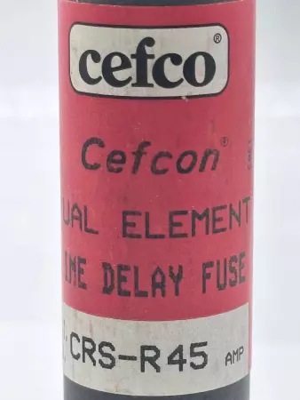 Cefco CRS-R45 Time Delay Fuse, 600VAC 45Amp, Class RK5 