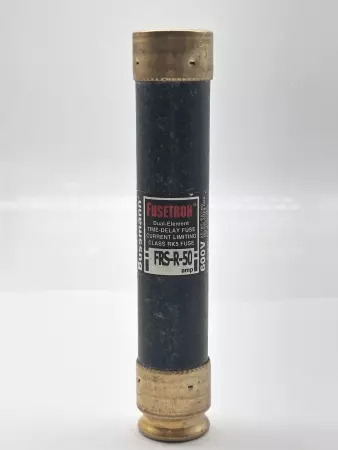 Bussmann FRS-R-50 Fusetron Time Delay Fuse, Class RK5, 600V 50Amp 