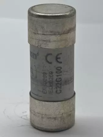 Bussmann C22G100 Time Delay Fuse, 500V 100Amp 