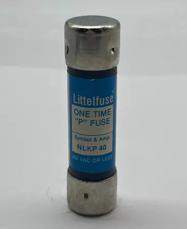 Littelfuse NLKP 40 One-Time P Fuse, 250V 40Amp, Class K5 