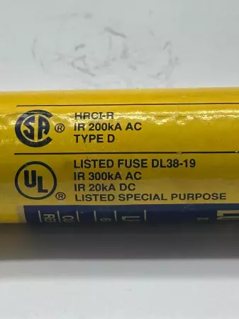 Bussmann LPS-RK-60SP Low-Peak Time Delay Fuse, 600VAC 300VDC 60Amp, Type D 