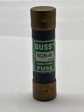 Bussmann NON-40 One-Time Fuse, 250VAC 125VDC 40Amp, Class K5 