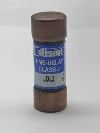 Edison JDL2 Time-Delay Fuse, 600VAC 2Amp, Class J 