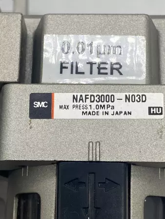 SMC NAFM3000-N02D Mist Separator 0.30 W/NAFD3000–N03D Micro Filter 0.01 