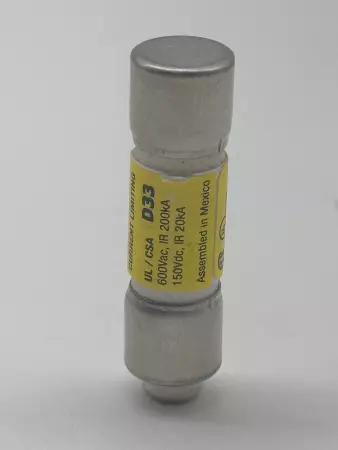 Bussmann LP-CC-6 Low-Peak Time Delay Fuse, 600VAC 150VDC 6Amp, Class CC 