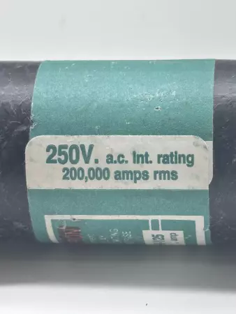 Bussmann FRN-R-125 Fusetron Time Delay Fuse, Class RK5, 250V 125Amp 
